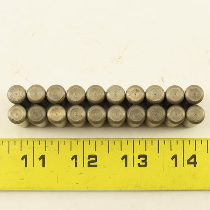 Precision Steel 3/8" x 1" Steel Dowel Pins NOS Lot Of 20