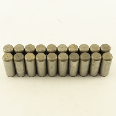 Precision Steel 3/8" x 1" Steel Dowel Pins NOS Lot Of 20