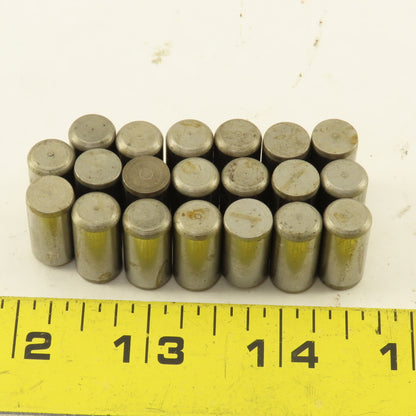 Precision Steel 3/8" x 3/4" Steel Dowel Pins NOS Lot Of 20