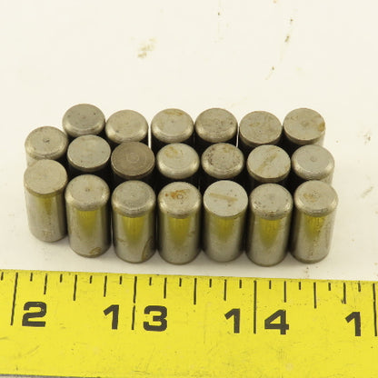 Precision Steel 3/8" x 3/4" Steel Dowel Pins NOS Lot Of 20