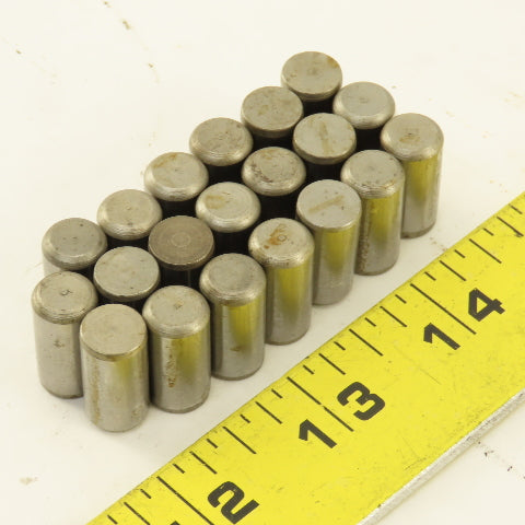 Precision Steel 3/8" x 3/4" Steel Dowel Pins NOS Lot Of 20