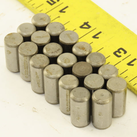 Precision Steel 3/8" x 3/4" Steel Dowel Pins NOS Lot Of 20