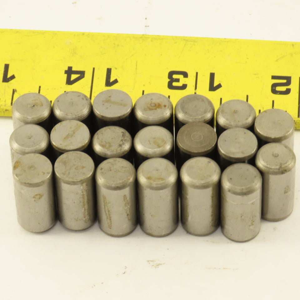 Precision Steel 3/8" x 3/4" Steel Dowel Pins NOS Lot Of 20
