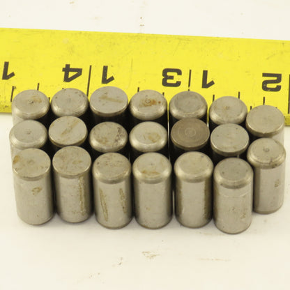 Precision Steel 3/8" x 3/4" Steel Dowel Pins NOS Lot Of 20