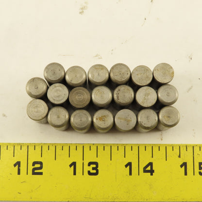 Precision Steel 3/8" x 3/4" Steel Dowel Pins NOS Lot Of 20