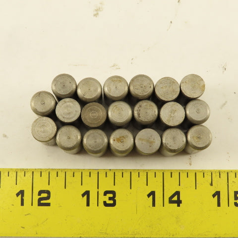 Precision Steel 3/8" x 3/4" Steel Dowel Pins NOS Lot Of 20