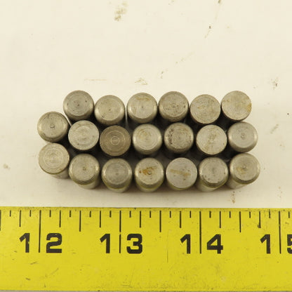 Precision Steel 3/8" x 3/4" Steel Dowel Pins NOS Lot Of 20