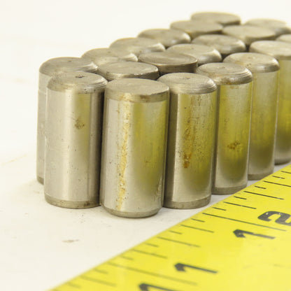 Precision Steel 3/8" x 3/4" Steel Dowel Pins NOS Lot Of 20