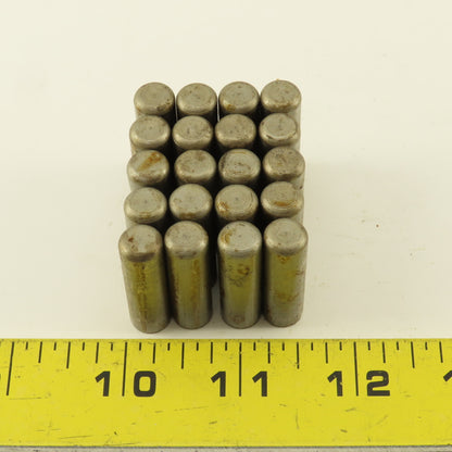 Precision Steel 3/8" x 1-1/4" Steel Dowel Pins NOS Lot Of 20