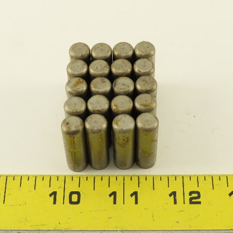 Precision Steel 3/8" x 1-1/4" Steel Dowel Pins NOS Lot Of 20