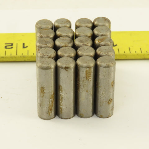Precision Steel 3/8" x 1-1/4" Steel Dowel Pins NOS Lot Of 20