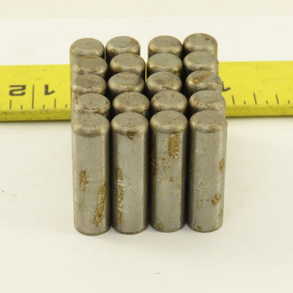 Precision Steel 3/8" x 1-1/4" Steel Dowel Pins NOS Lot Of 20