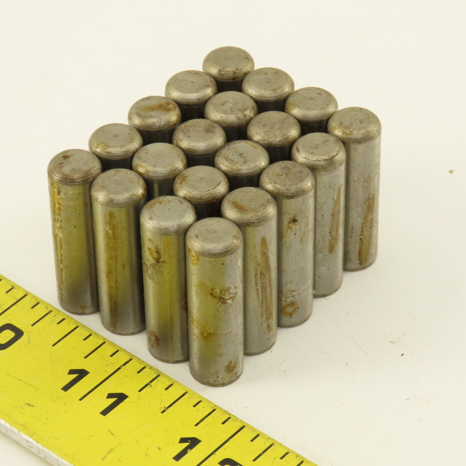 Precision Steel 3/8" x 1-1/4" Steel Dowel Pins NOS Lot Of 20