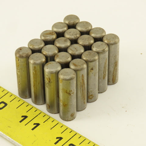 Precision Steel 3/8" x 1-1/4" Steel Dowel Pins NOS Lot Of 20