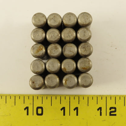 Precision Steel 3/8" x 1-1/4" Steel Dowel Pins NOS Lot Of 20