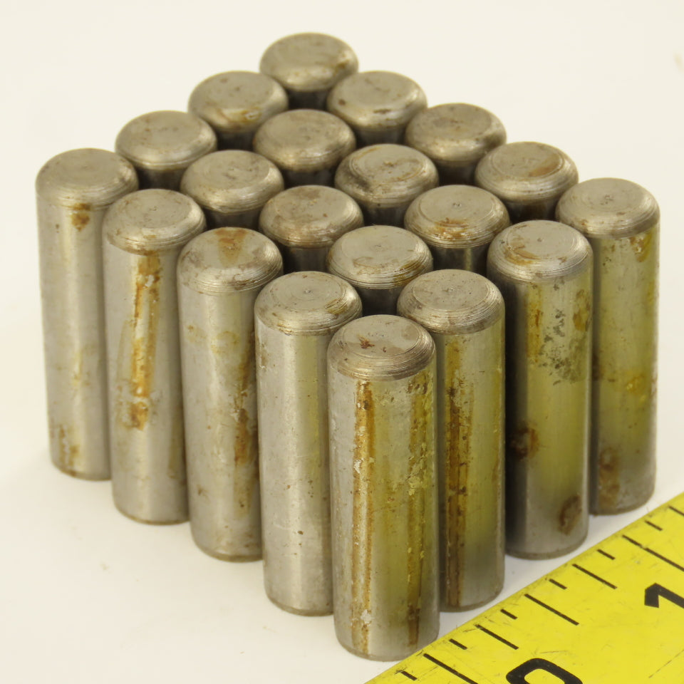 Precision Steel 3/8" x 1-1/4" Steel Dowel Pins NOS Lot Of 20