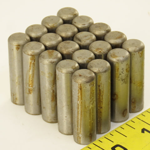 Precision Steel 3/8" x 1-1/4" Steel Dowel Pins NOS Lot Of 20