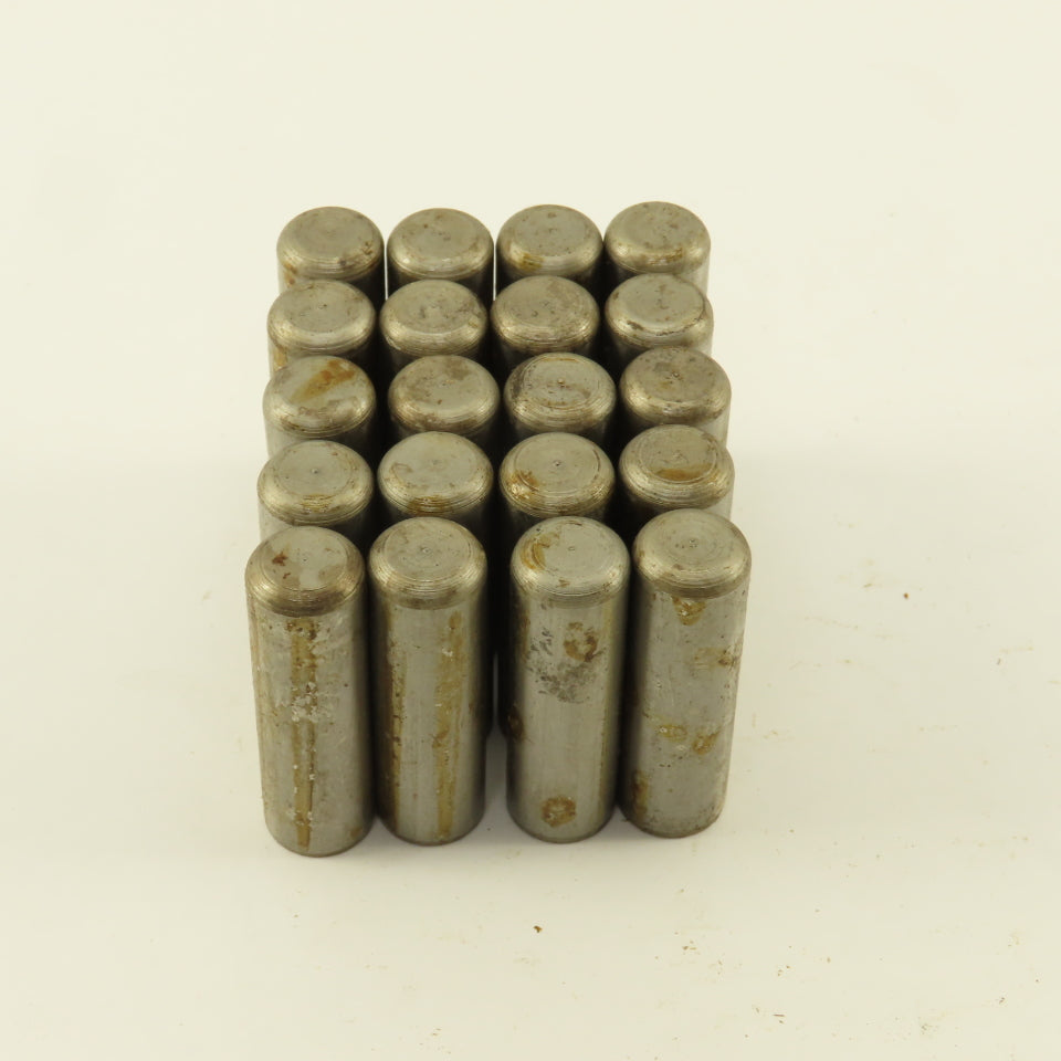 Precision Steel 3/8" x 1-1/4" Steel Dowel Pins NOS Lot Of 20