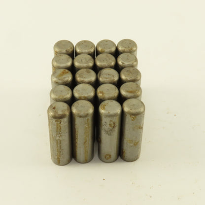 Precision Steel 3/8" x 1-1/4" Steel Dowel Pins NOS Lot Of 20