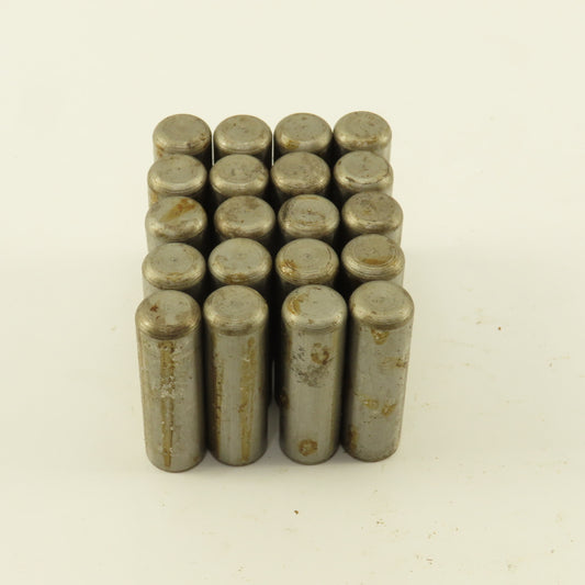 Precision Steel 3/8" x 1-1/4" Steel Dowel Pins NOS Lot Of 20