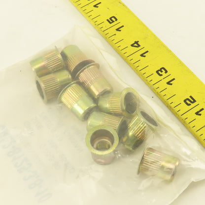 CAL2-8125-3.8-10 M8 3.80 Large Flange Knurled Rivet Nut Pack Of 10