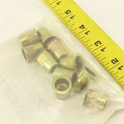 CAL2-8125-3.8-10 M8 3.80 Large Flange Knurled Rivet Nut Pack Of 10
