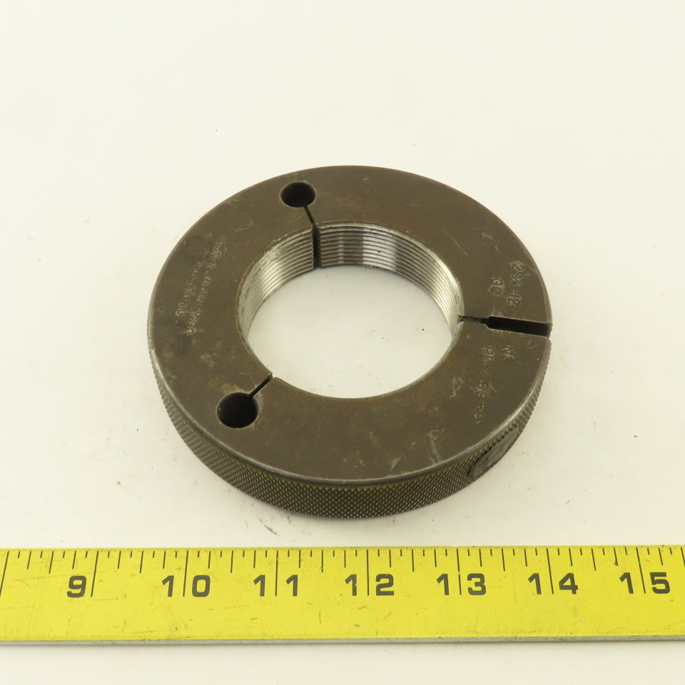Pratt Whitney 2-3/4"-16 NS Thread Ring GO GAGE ONLY GO PD 2.6959