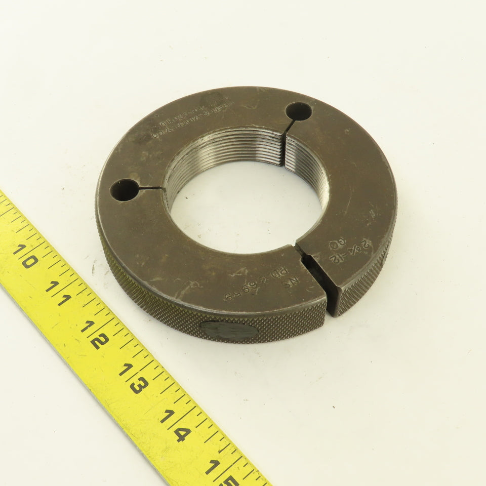 Pratt Whitney 2-3/4"-16 NS Thread Ring GO GAGE ONLY GO PD 2.6959