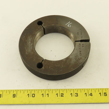 Pratt Whitney 3-3/16"-16 NS Thread Ring GO GAGE ONLY GO PD 3.1469
