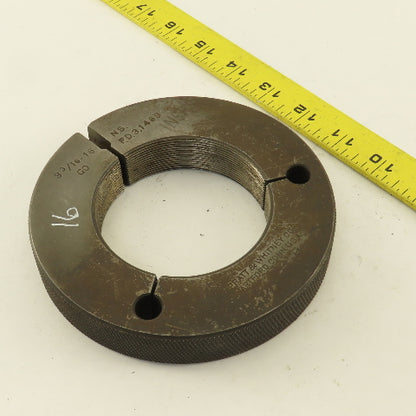 Pratt Whitney 3-3/16"-16 NS Thread Ring GO GAGE ONLY GO PD 3.1469