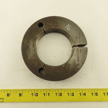 Pratt Whitney 3-3/16"-16 NS Thread Ring GO GAGE ONLY GO PD 3.1469