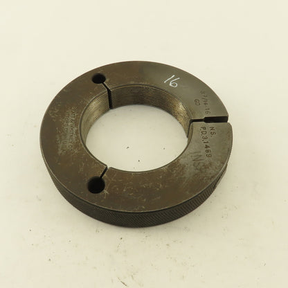 Pratt Whitney 3-3/16"-16 NS Thread Ring GO GAGE ONLY GO PD 3.1469