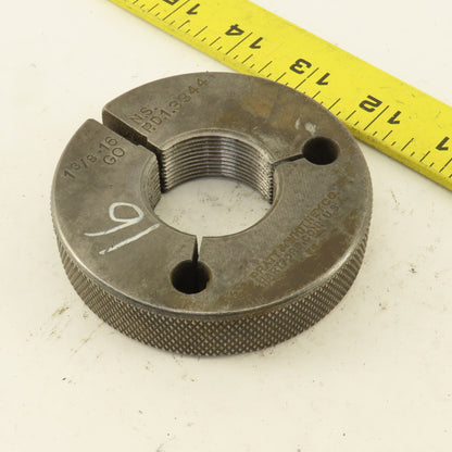 Pratt Whitney 1-3/8"-16 NS Thread Ring GO GAGE ONLY GO PD 1.3344