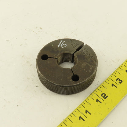 Pratt Whitney 7/8-16 NS Thread Ring GO GAGE ONLY GO PD 0.8344