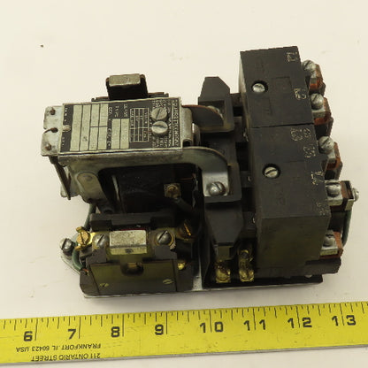 Square D Class 8536 Type SG20B Magnetic Contactor 208/220V Coil