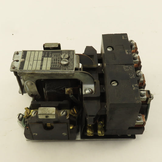 Square D Class 8536 Type SG20B Magnetic Contactor 208/220V Coil