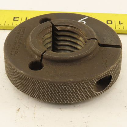 Pratt Whitney 1-3/8"-UNC Thread Ring GO GAGE ONLY GO PD 1.2717