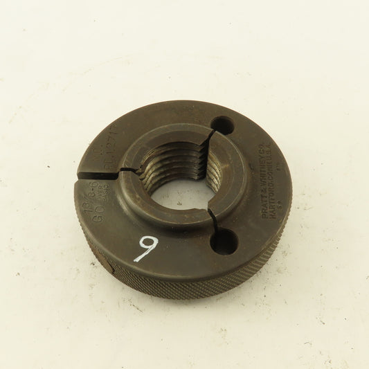 Pratt Whitney 1-3/8"-UNC Thread Ring GO GAGE ONLY GO PD 1.2717