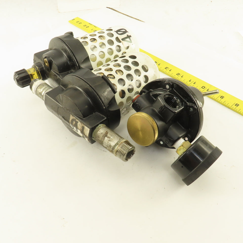 Coil Hose 3/8" NPT Compressed Air Filter Regulator Lubricator
