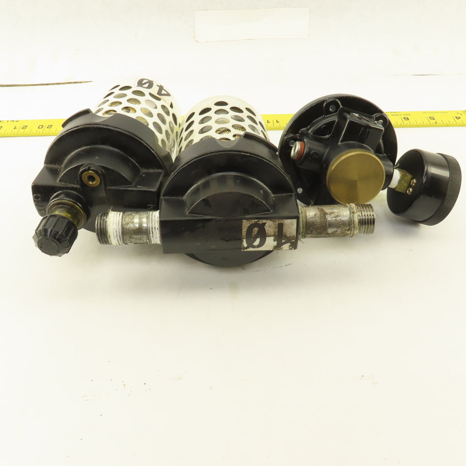 Coil Hose 3/8" NPT Compressed Air Filter Regulator Lubricator