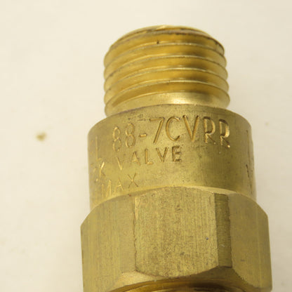 Harris 88-7CVRR Torch End Check Valve B Style Fitting 9/16"-18