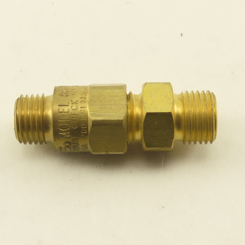 Harris 88-7CVRR Torch End Check Valve B Style Fitting 9/16"-18