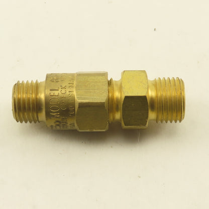 Harris 88-7CVRR Torch End Check Valve B Style Fitting 9/16"-18