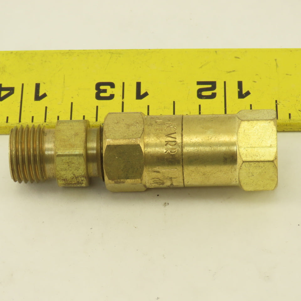 Harris 88-6CVRR Torch End Check Valve B Style Fitting 9/16"-18