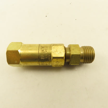 Harris 88-6CVRR Torch End Check Valve B Style Fitting 9/16"-18