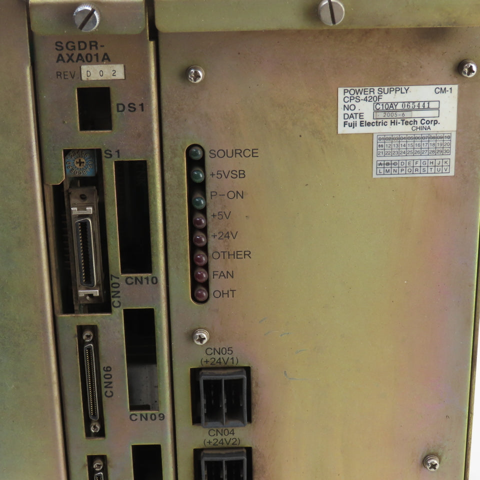 Yaskawa JZNC-NRK01-1 CPS-420F Servo Drive Assembly
