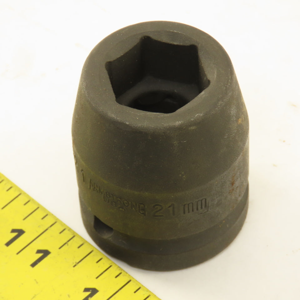 Armstrong 48-02 21mm 6 Point Impact Socket 3/4" Drive