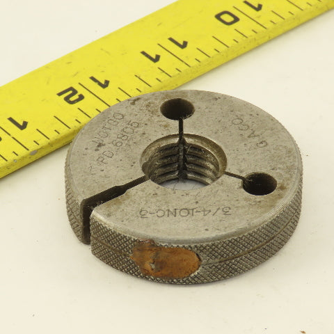 CACO 3/4"-10 UNC-2A  Thread Ring NOT GO GAGE ONLY NO GO PD 0.6805
