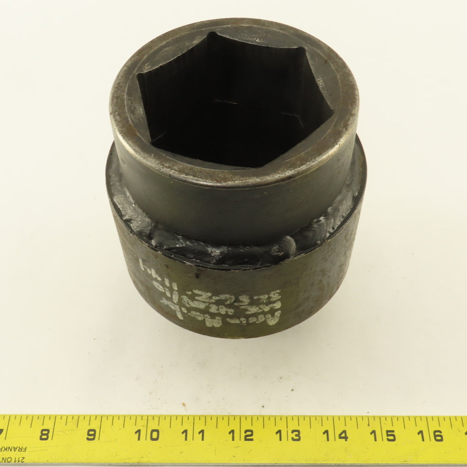 3" Impact Socket 6 Point Custom Extension 1" Drive 7-3/8" Tall
