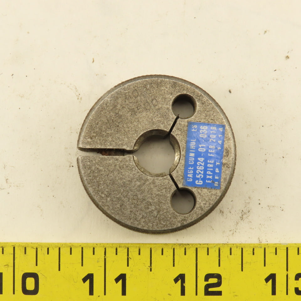 G.A.CO. 1/2"-13 NC-3A Thread Ring GO GAGE ONLY GO PD 0.4500